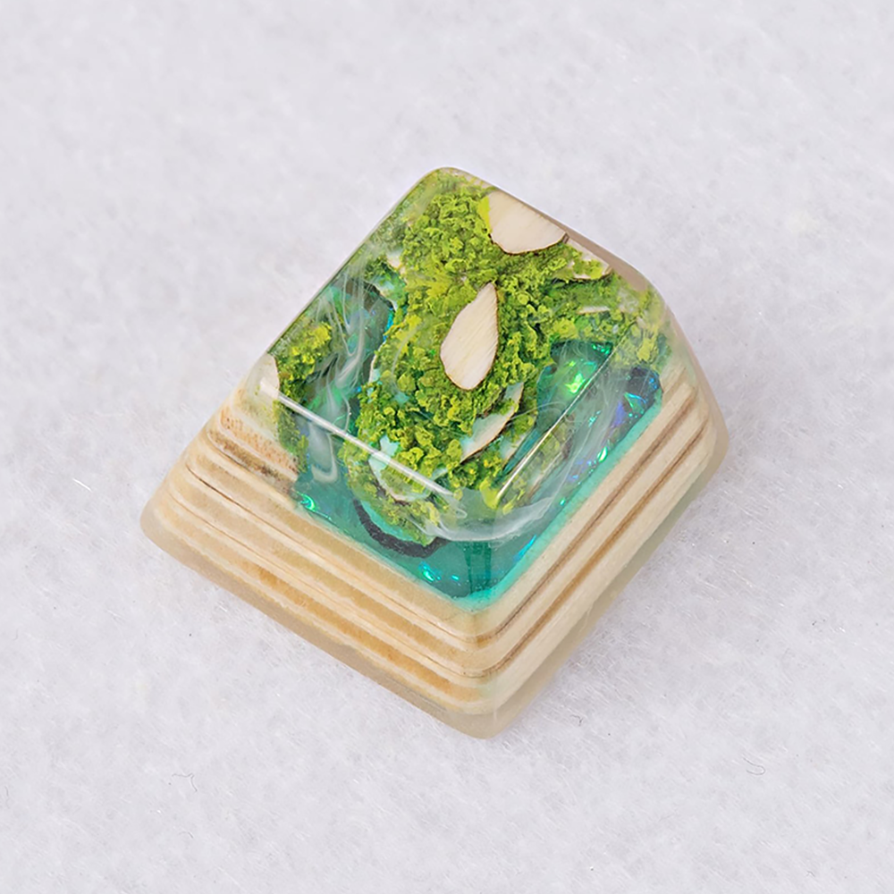 [한정수량 예약판매] Artifact series - Forbidden Realm artisan keycap Emerald Cliff SA row 3