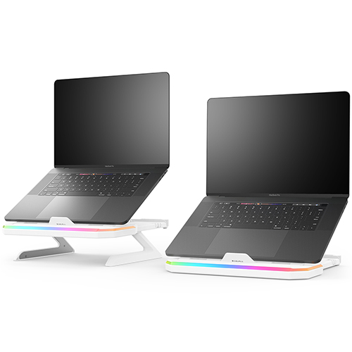 EQUALE AP-9002 RGB 노트북 받침대 WHITE